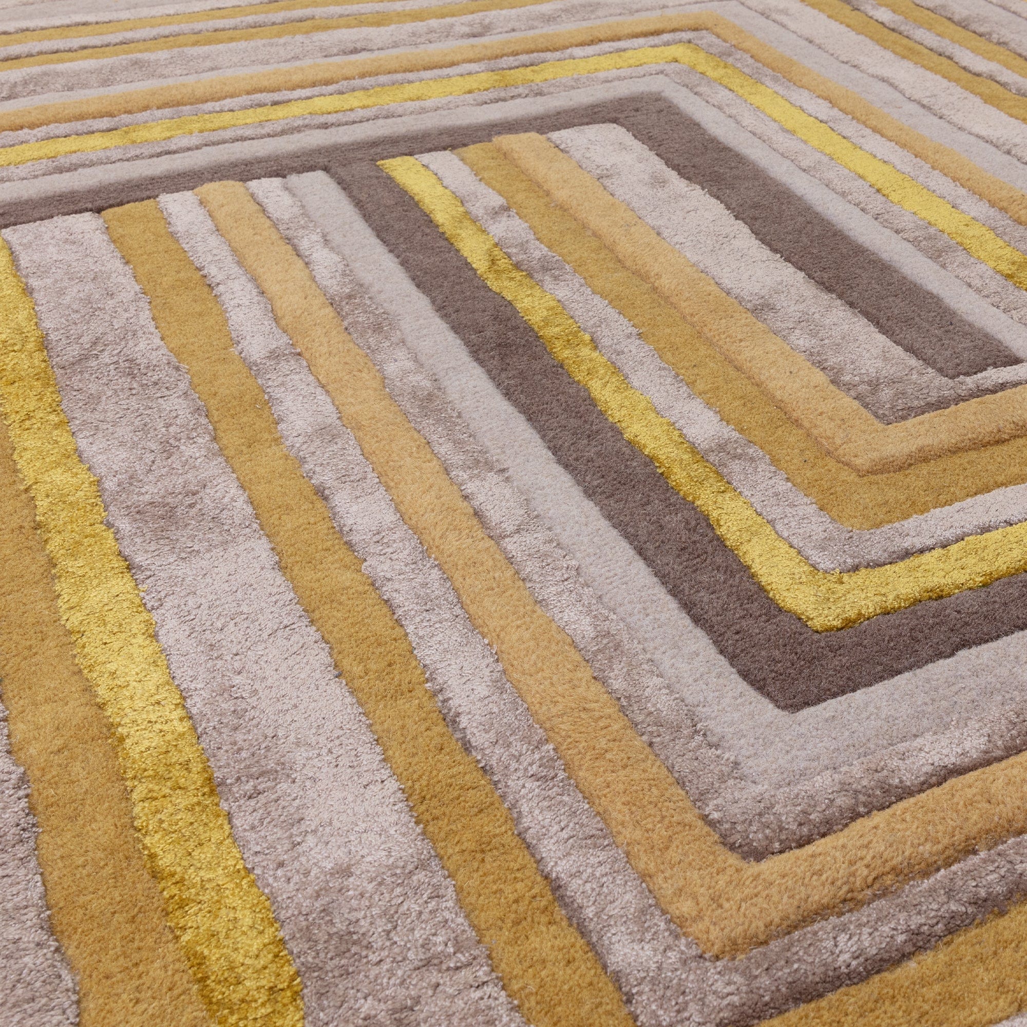 Atmacha Home And Living Rug Matrix Network Gold Rug MAX79