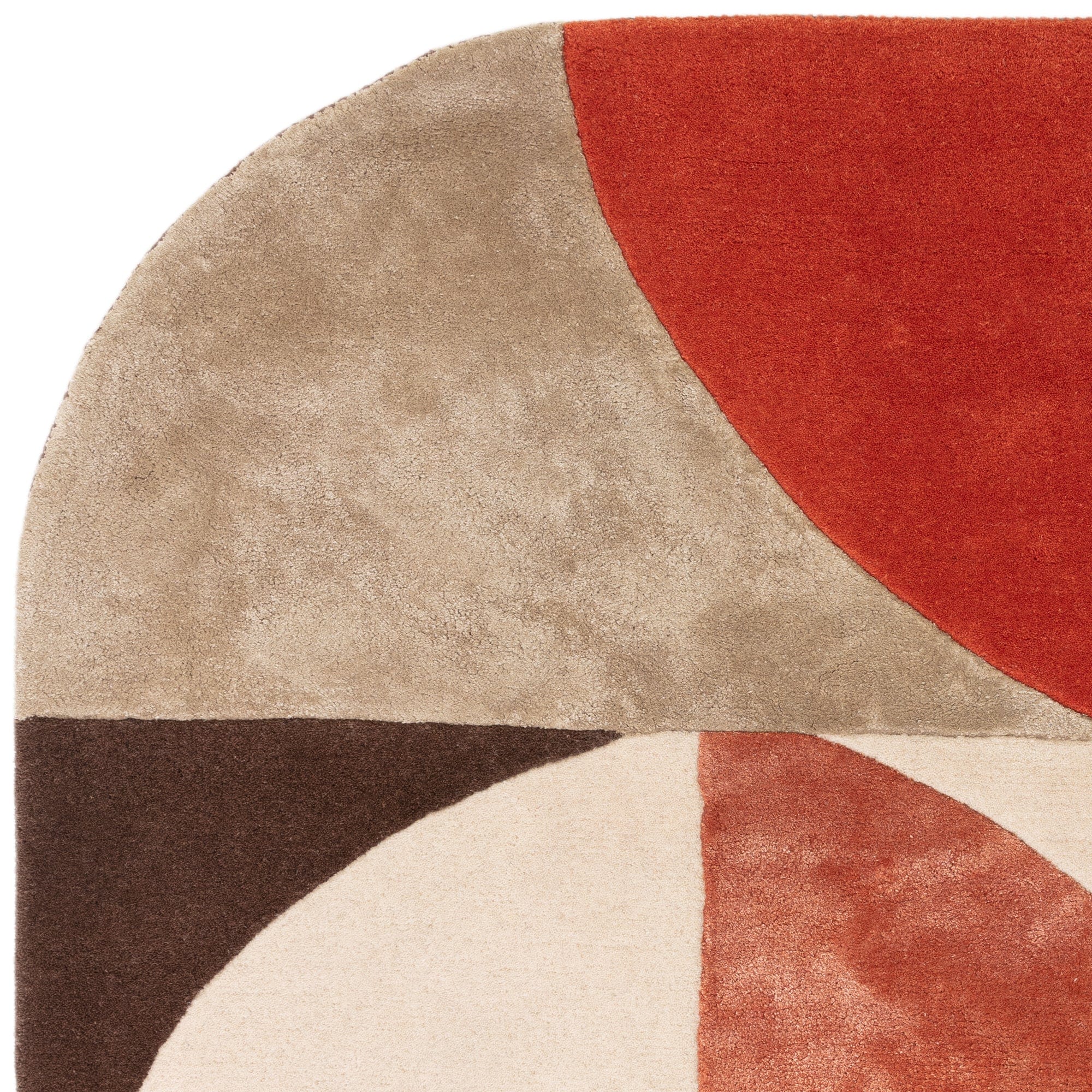 Atmacha Home And Living Rug Matrix Oval Spice Rug MAX77