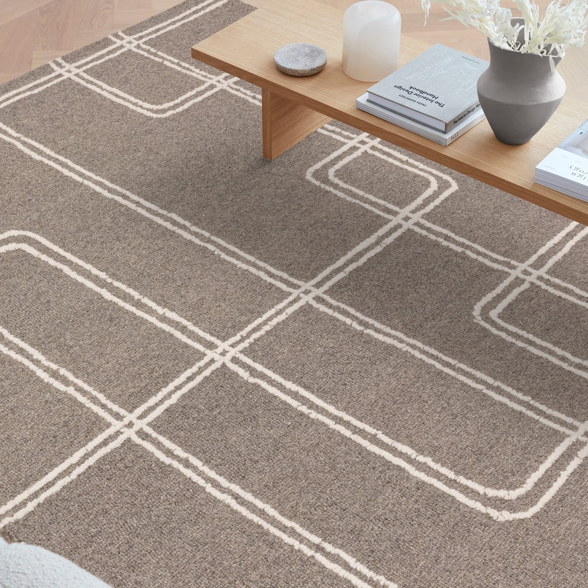Home Lloyd -  Rug Ada Rug Grey Boho Rug