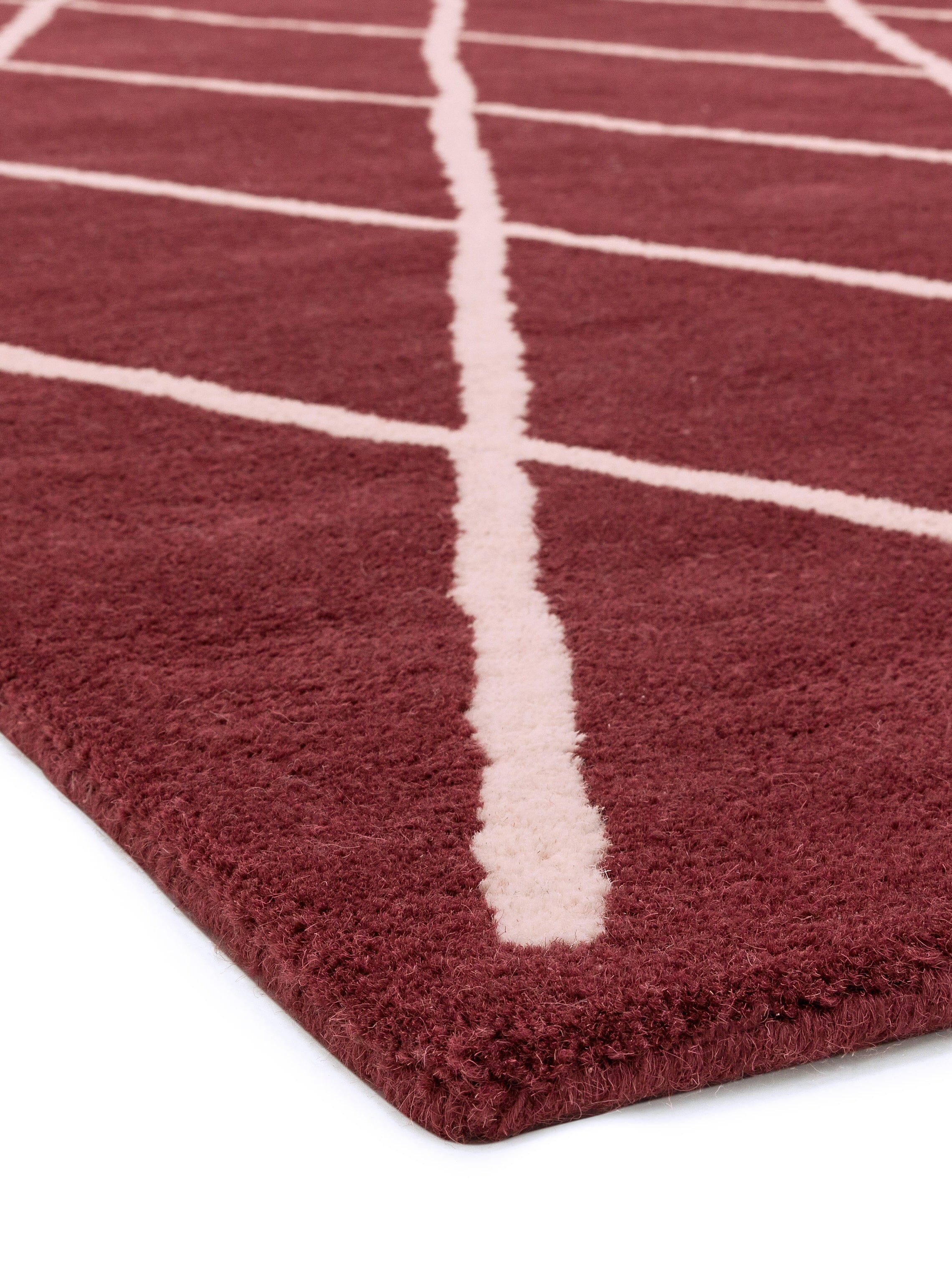 Home Lloyd -  Rug Albany Diamond Berry Modern Rug