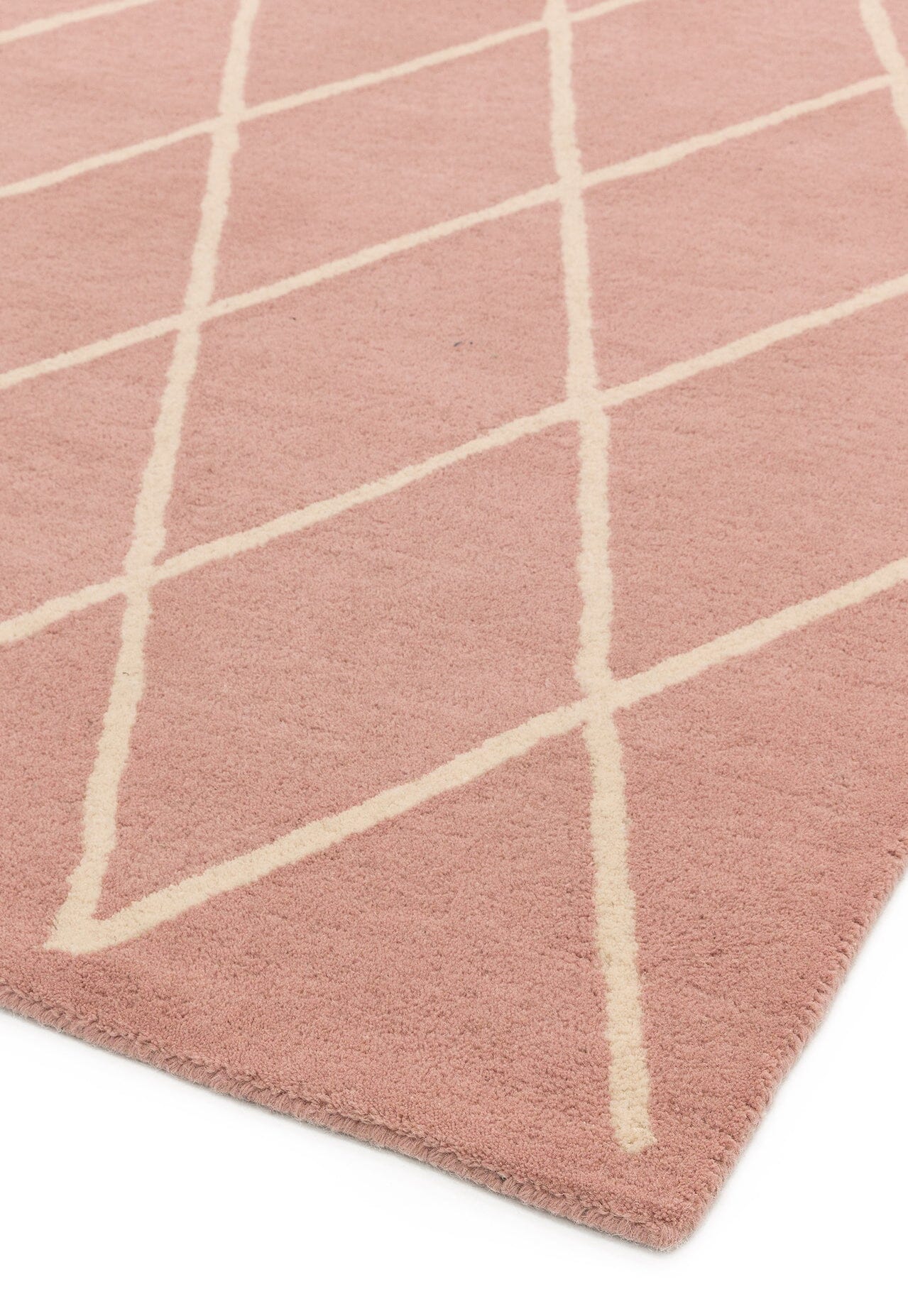 Home Lloyd -  Rug Albany Diamond Pink Modern Rug