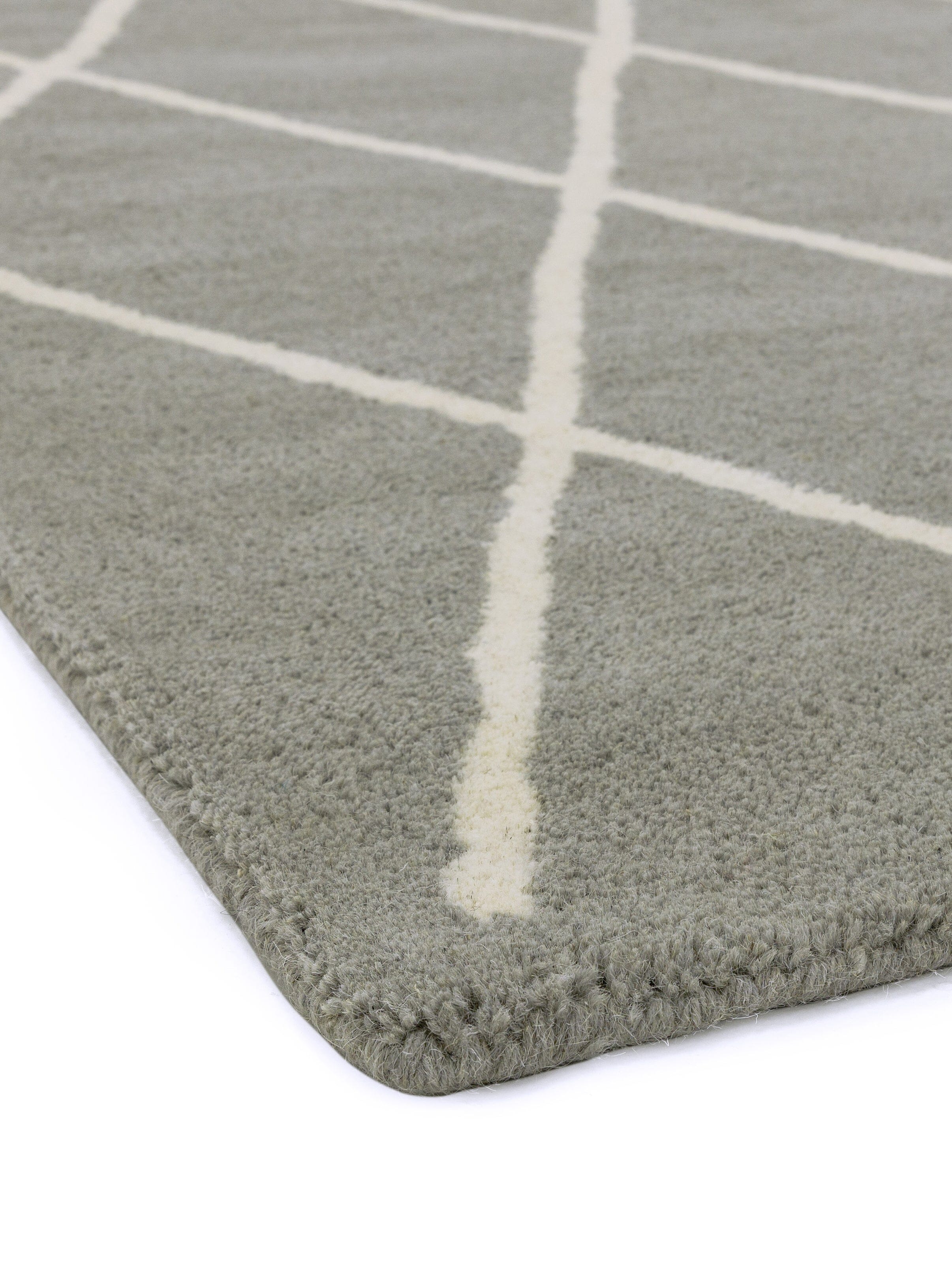 Home Lloyd -  Rug Albany Diamond Silver Modern Rug