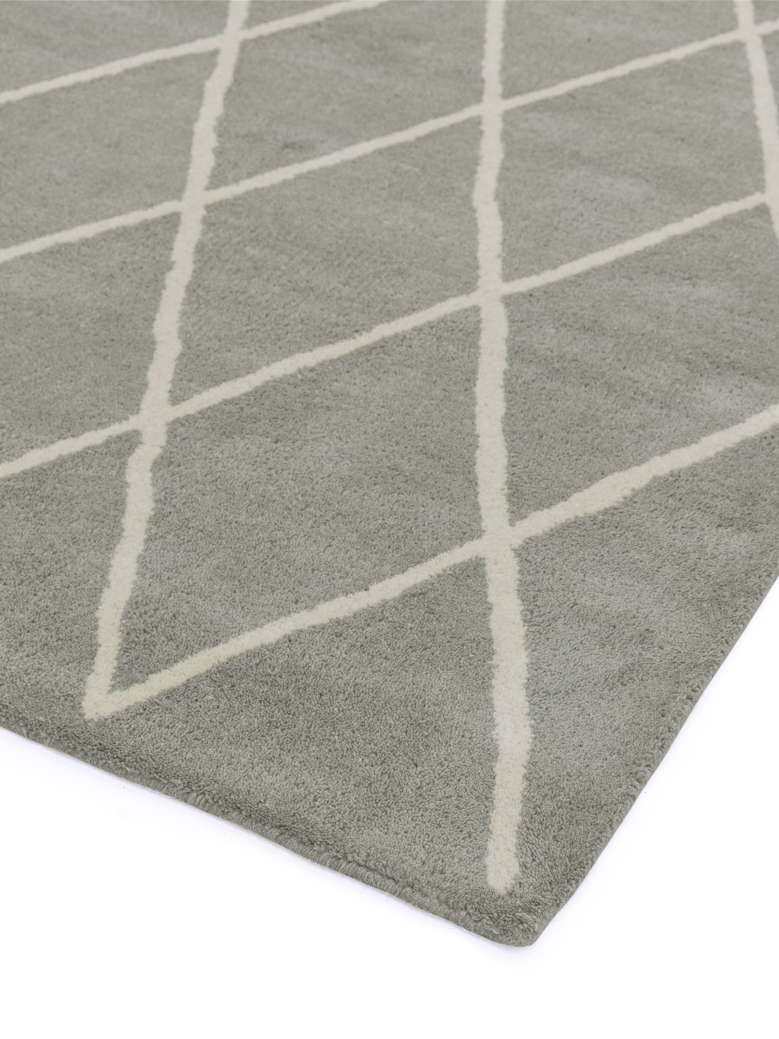 Home Lloyd -  Rug Albany Diamond Silver Modern Rug