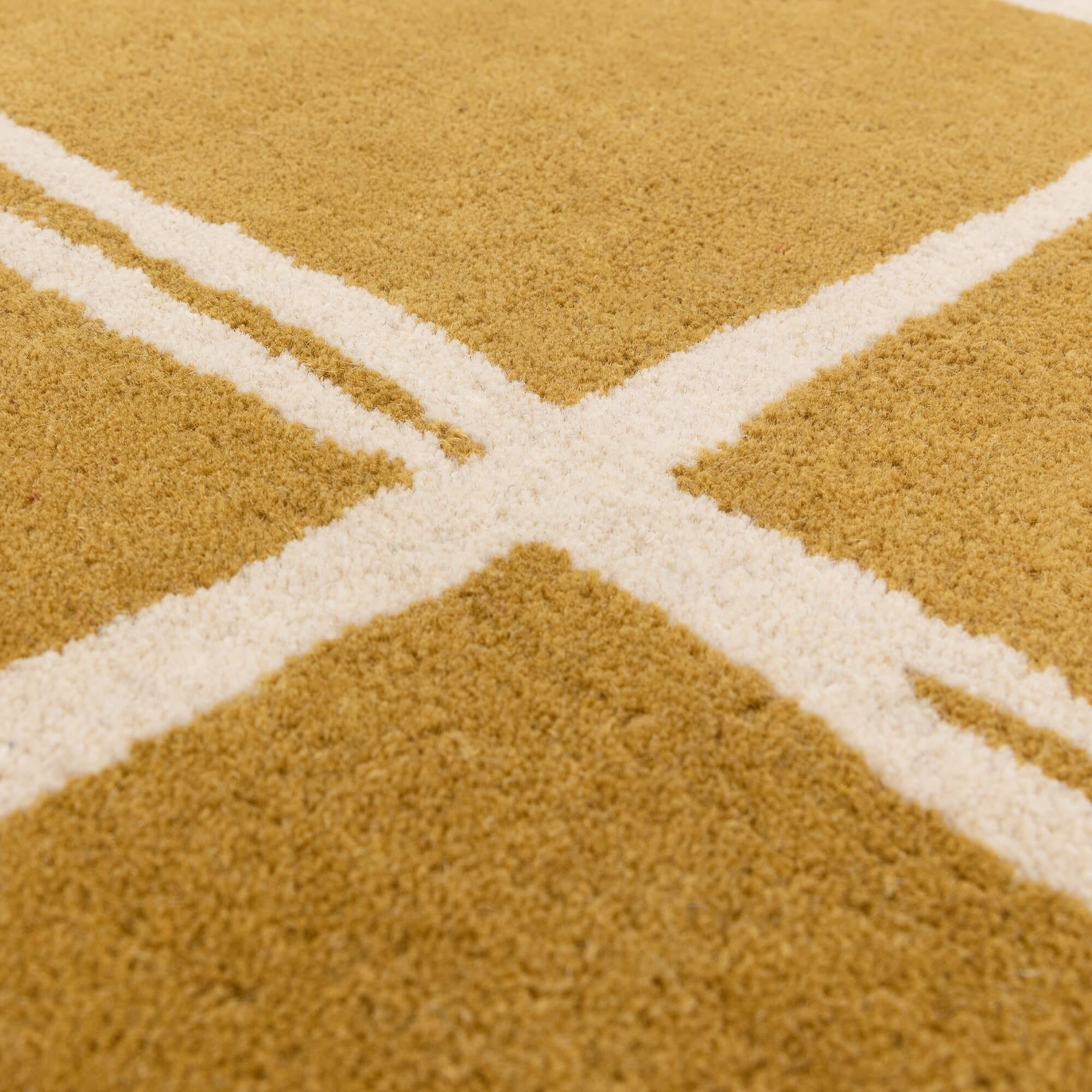 Home Lloyd -  Rug Albany Grid Gold Rug Modern Rug