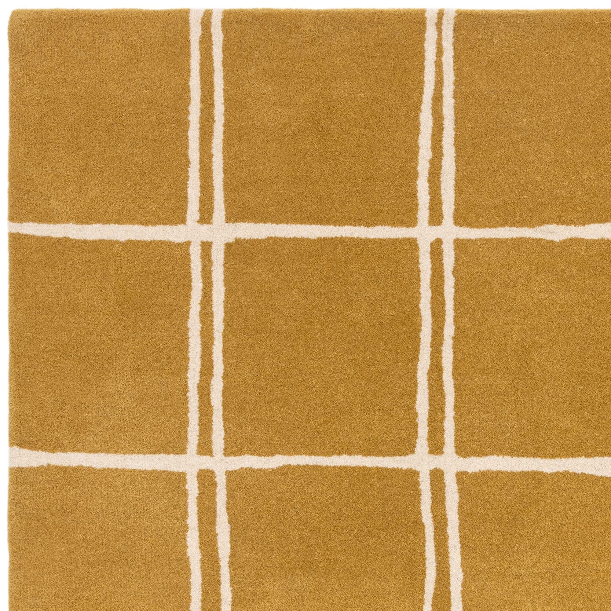 Home Lloyd -  Rug Albany Grid Gold Rug Modern Rug