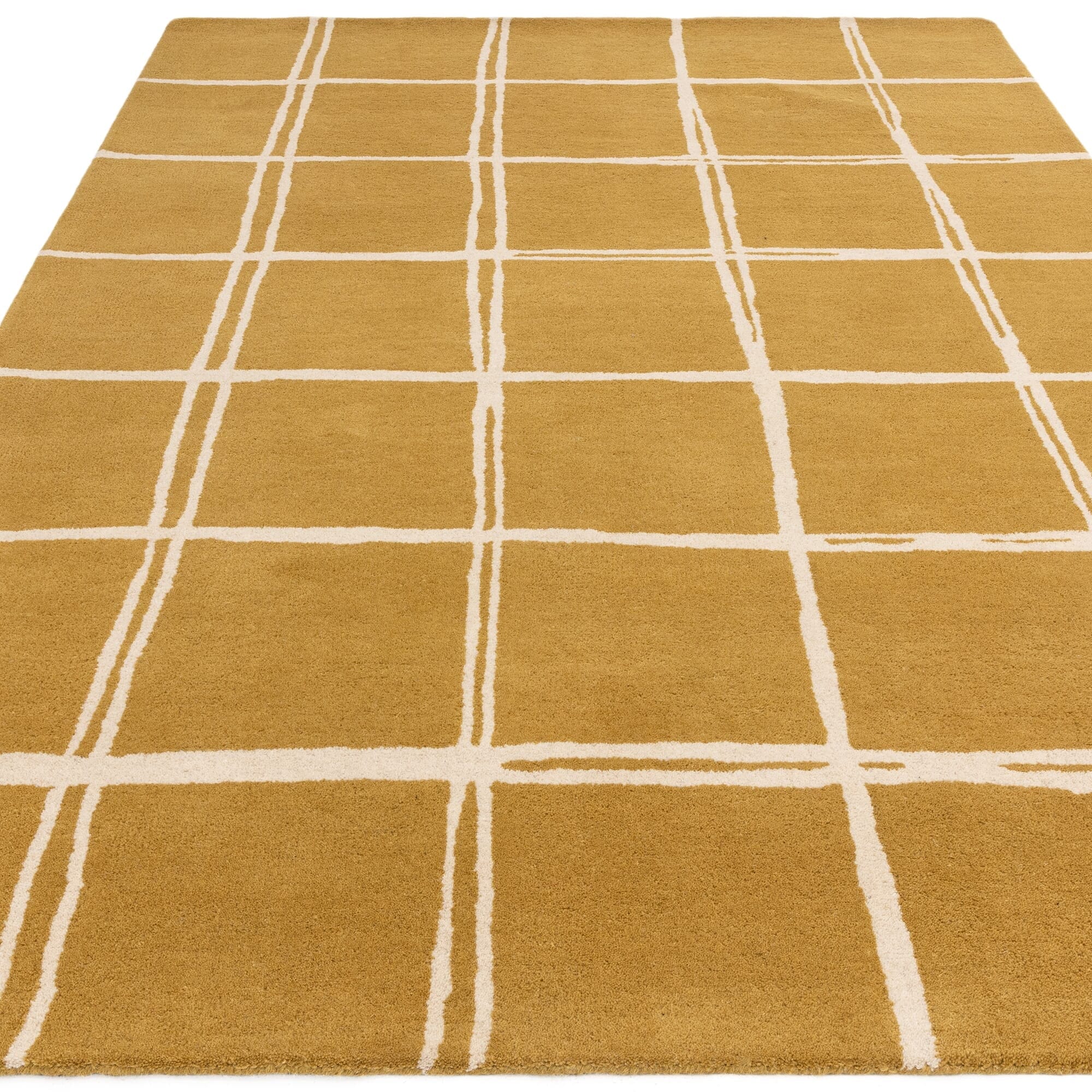 Home Lloyd -  Rug Albany Grid Gold Rug Modern Rug