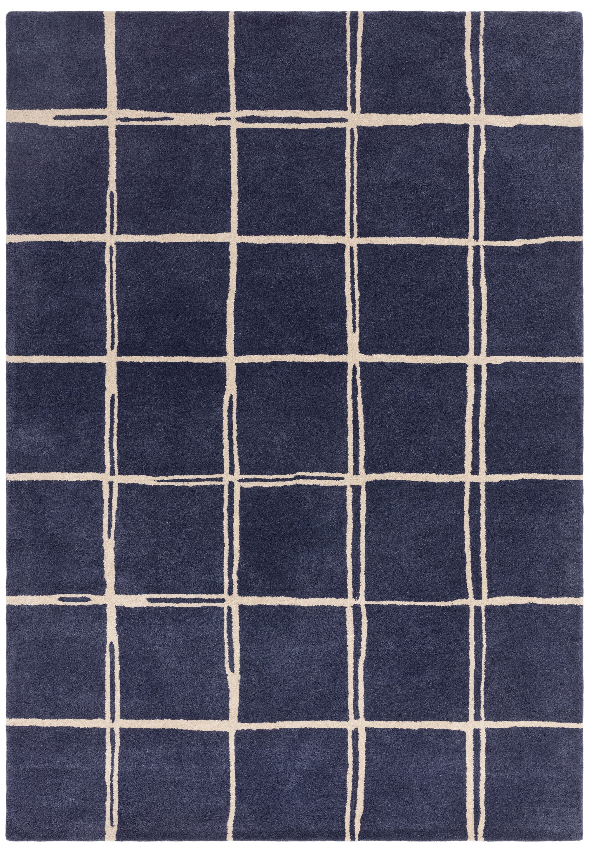 Home Lloyd -  Rug Albany Grid Marine Rug Modern Rug