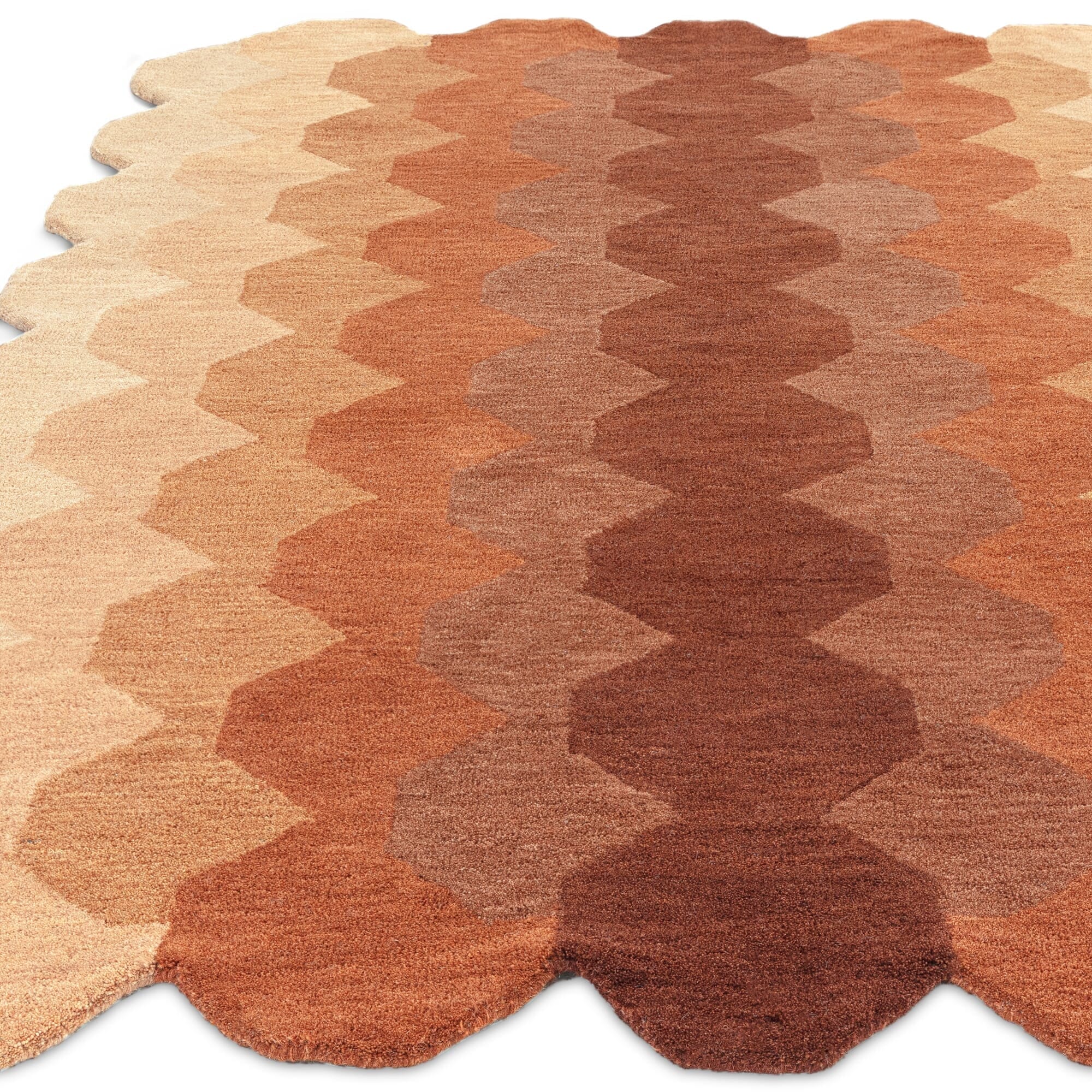 Home Lloyd -  Rug Hive Rust Modern Rug
