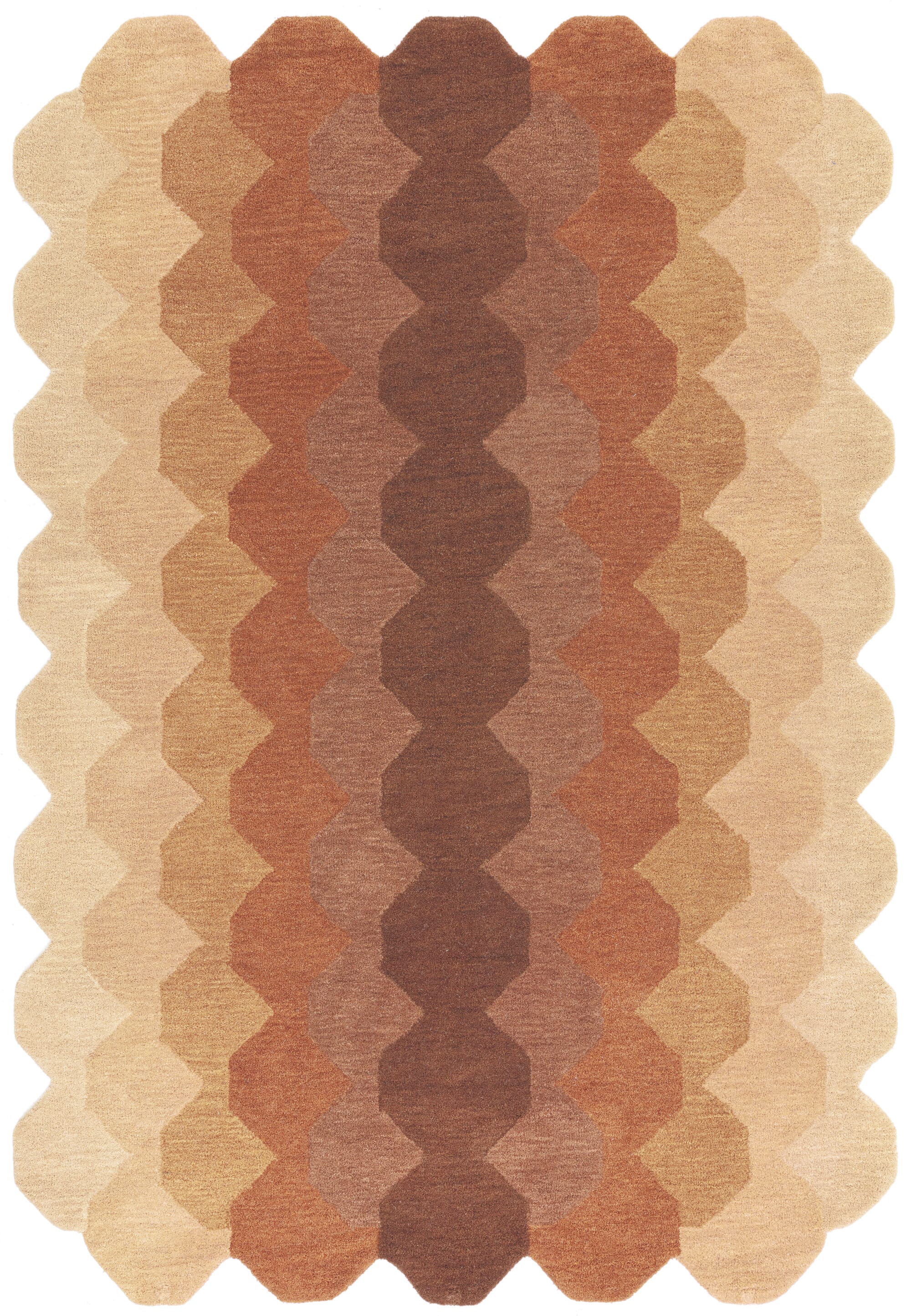 Home Lloyd -  Rug Hive Rust Modern Rug